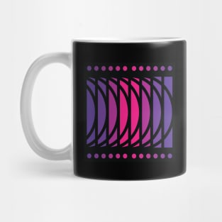 “Circlewave” - V.2 Purple - (Geometric Art) (Dimensions) - Doc Labs Mug